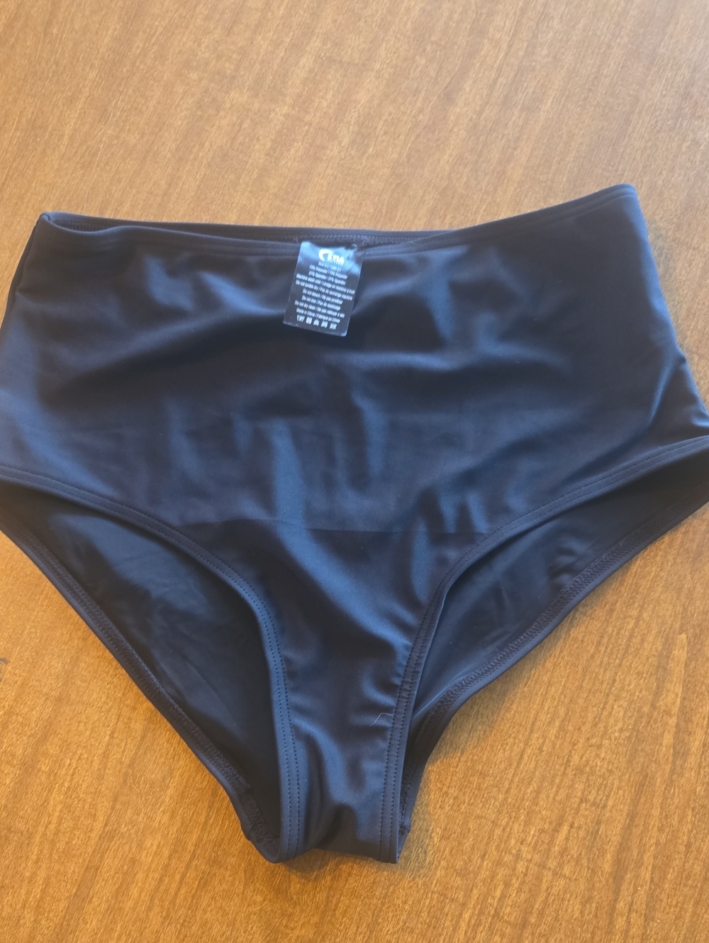 ZYIA Black High-Waist Women's Bikini Bottoms
